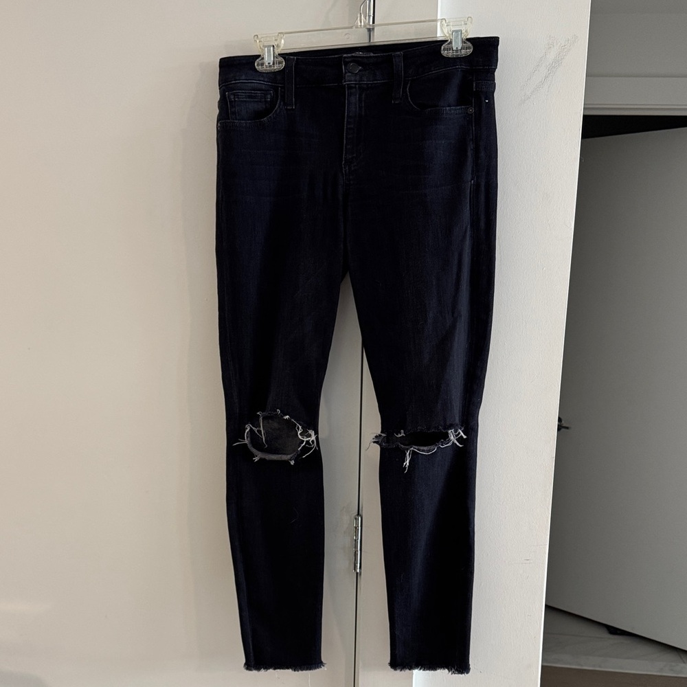 Joe's Jeans Women's Black Distressed Skinny Jeans